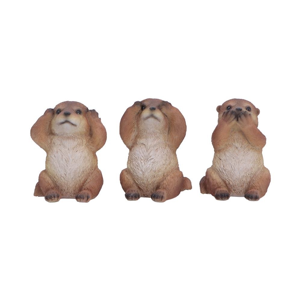 Nemesis Now - Three Wise Otters Beeld/figuur - Multicolours